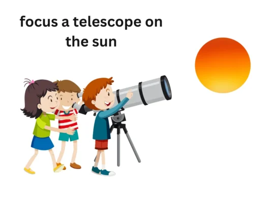 focus a telescope on the sun
