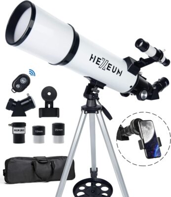 Telescope 80mm Aperture 600mm - Astronomical Portable Refracting Telescope