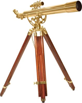 BARSKA Anchormaster 28x60m Brass Refractor Telescope